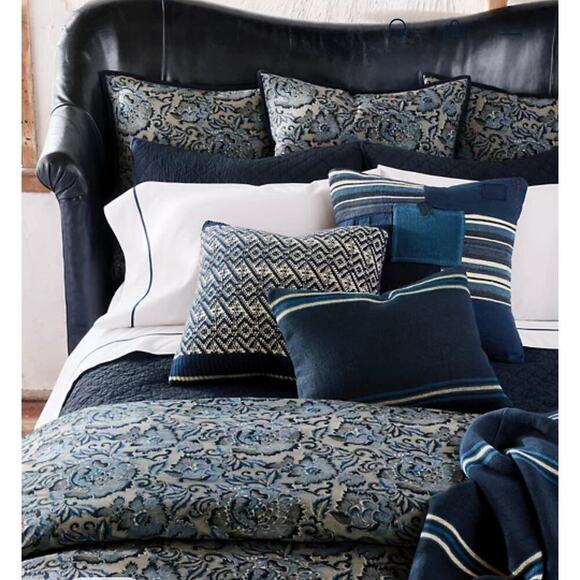 Ralph Lauren Mathers Throw Pillow Sham 22x22 - Picture 2 of 7